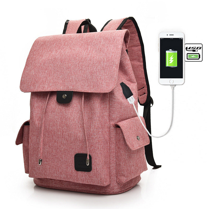 Fashion USB Charging Laptop Backpack For Women and Men