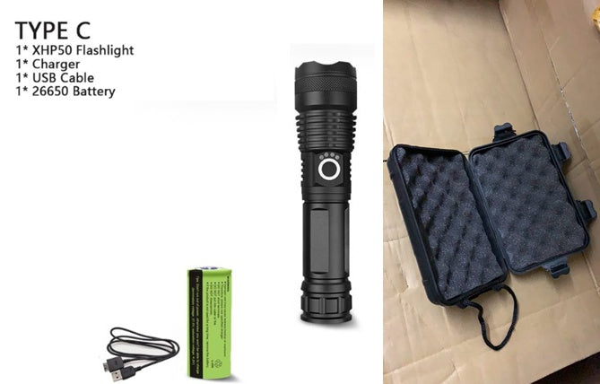 Powerful USB LED Flashlight