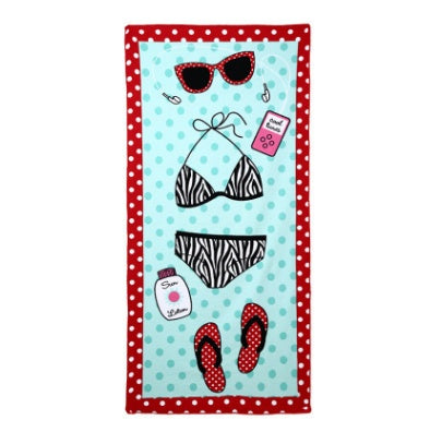 Printed Large Men Women Summer Beach Towels - Microfiber Bath Towel Camping Yoga Towels Bathroom