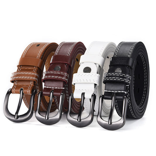 Two-line Men's And Women's Belts