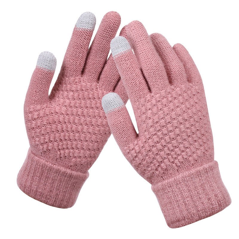 Couple Knitted Gloves Touch Screen Gloves