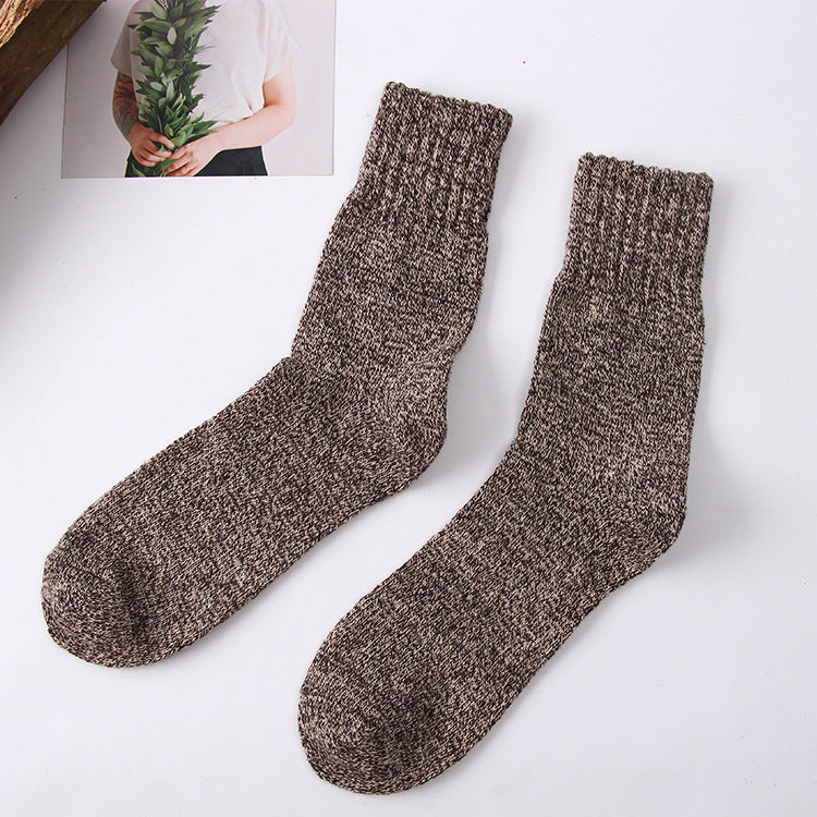 Winter Terry Wool Socks for Men