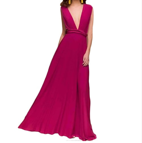 Sexy Long Party Dress - Summer Backless Bandage Maxi Dress Multiway Bridesmaids Boho Women Dress