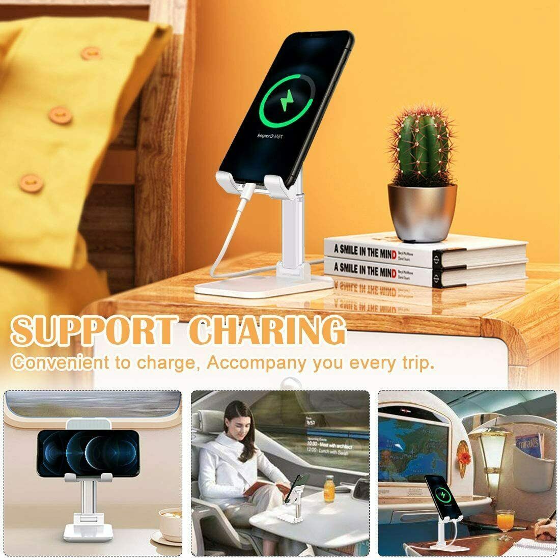 Cell Phone Stand - Phone Desktop Holder Tablet Stand Mount Mobile Phone Desktop