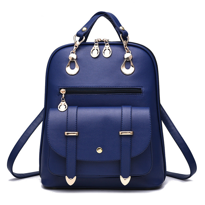 Female Bag - fashion leather dual-use backpack