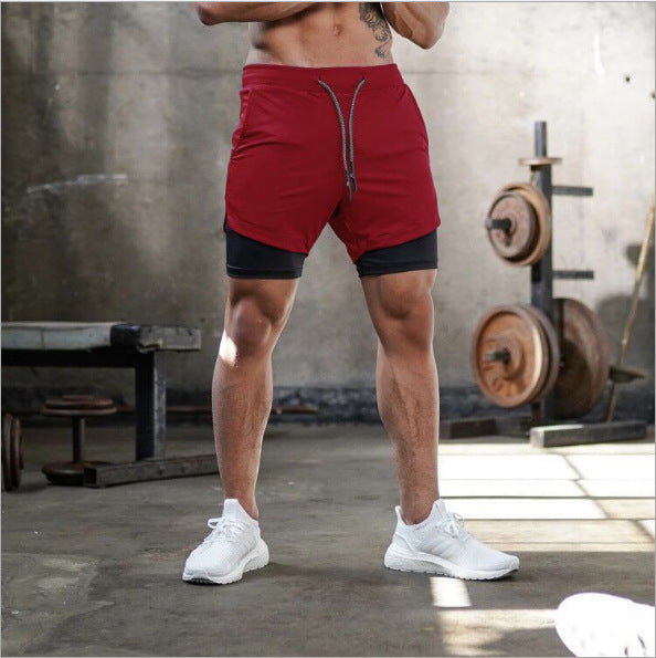 Summer Running Shorts - Men 2 in-1 Shorts