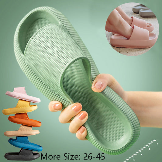 Hot EVA Shoes For Women - Slippers Soft Soles Summer Bathroom Slippers, 26-45 Size