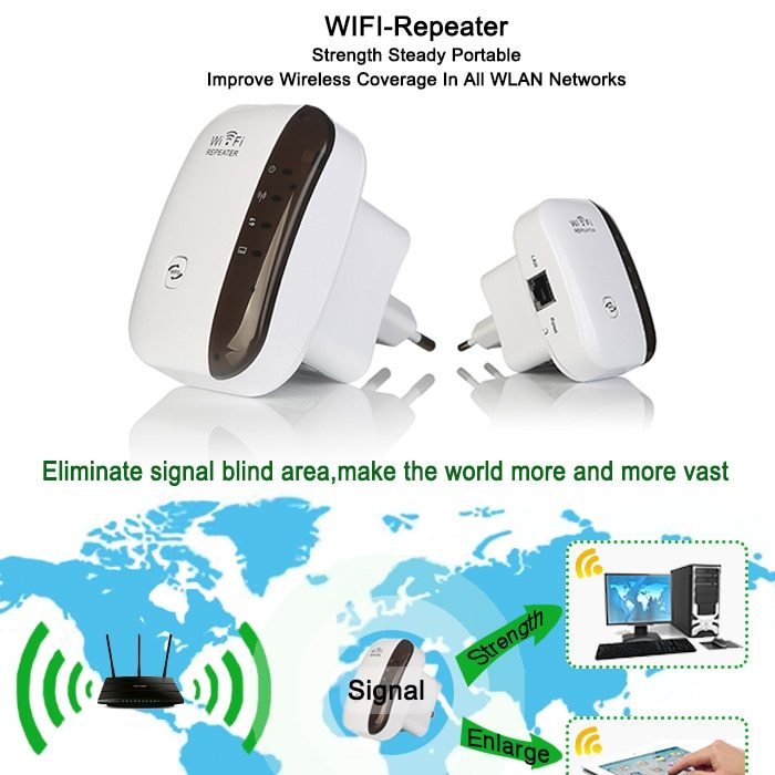 Wireless Wi-Fi Range Extender - WiFi Repeater - JumoShop