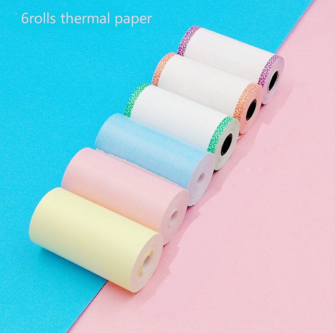 Mini Bluetooth Wireless Thermal Printer - Paper Sticker Label Printer