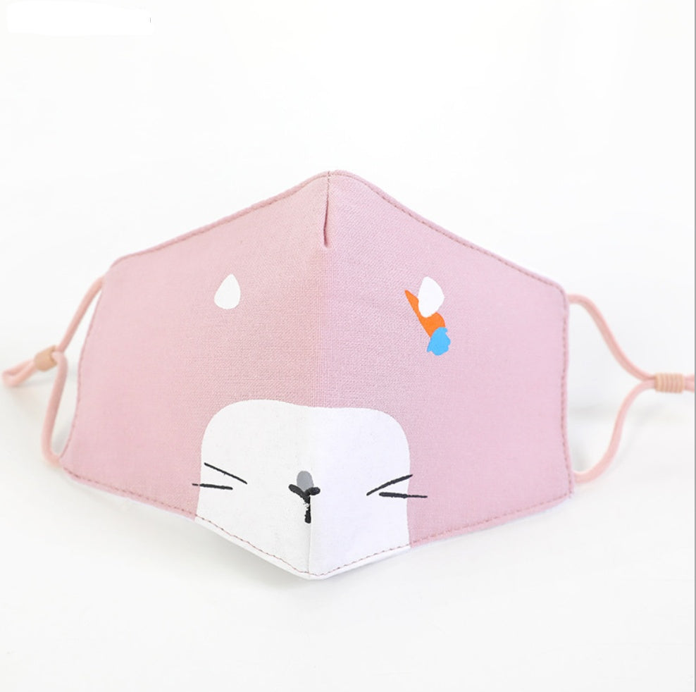 Cute Kid Carton Cotton Facial Mask