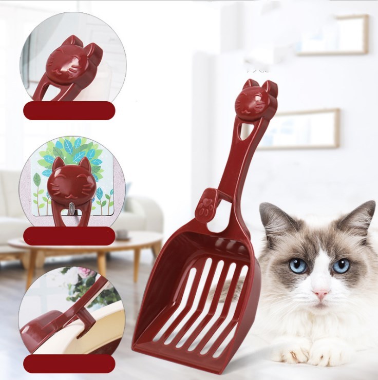 Pet Plastic Litter shovel -  Cat head shovels