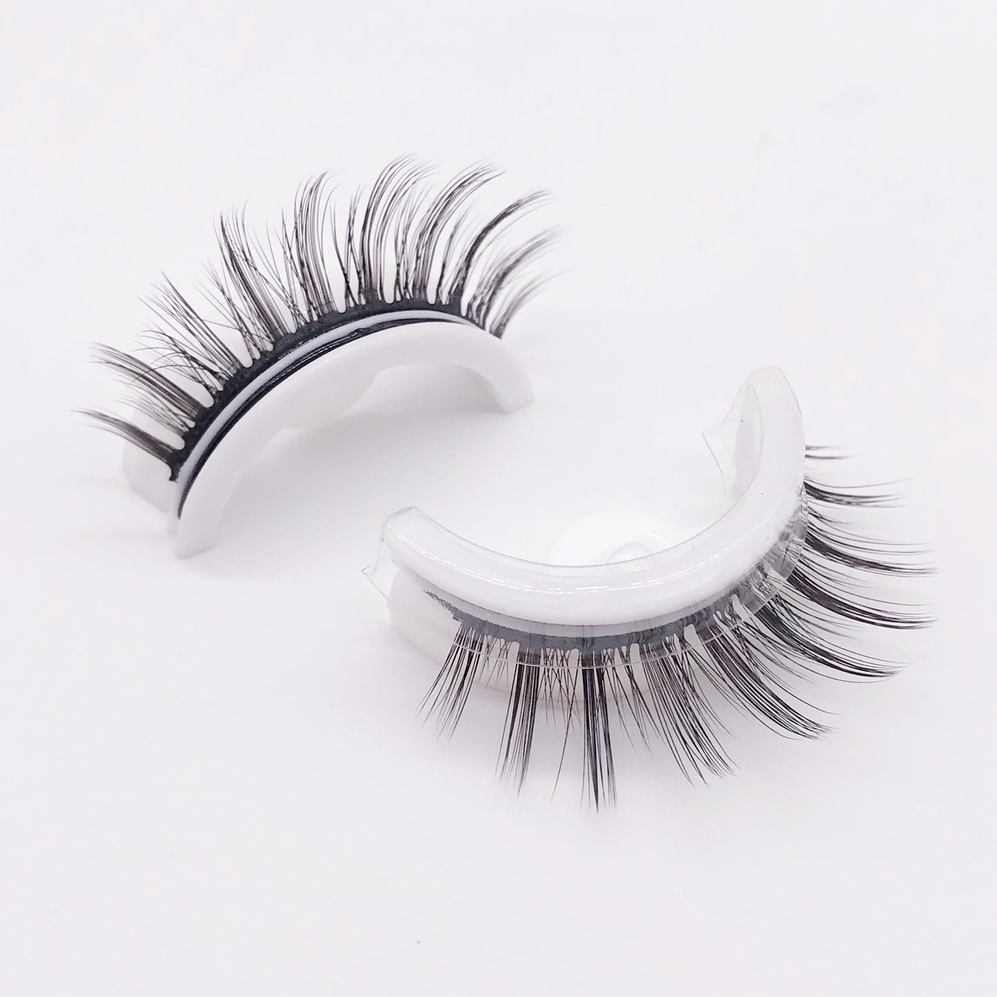 Reusable 3D Mink Lashes - Natural False Eyelashes Self Adhesive Glue Free Makeup Eyelash