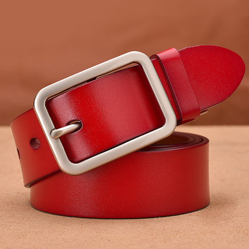 Leather Buckle Belt