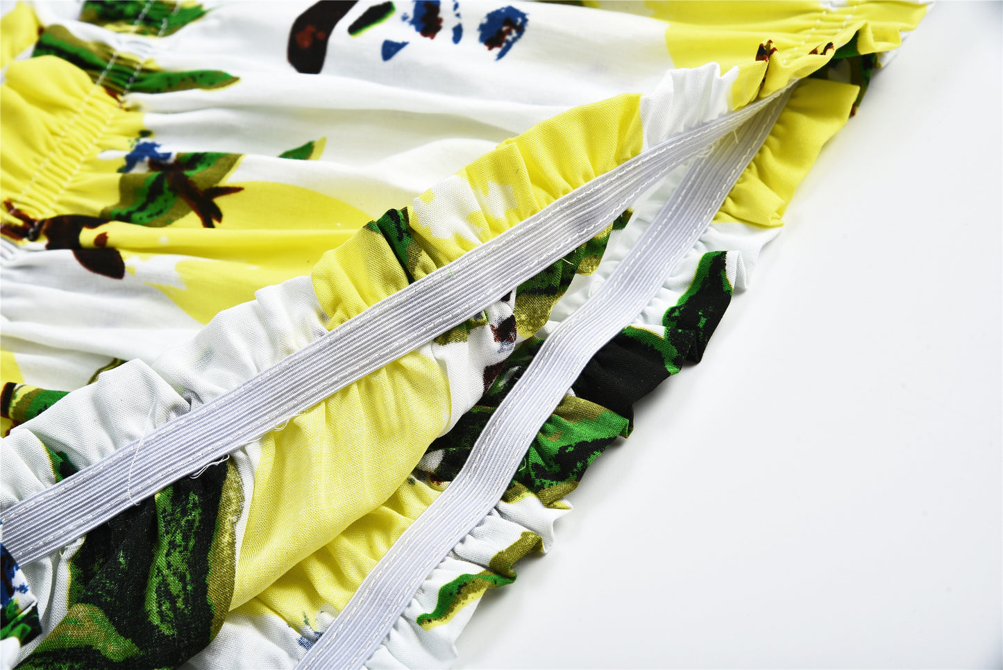 Sexy Short Sleeve Beach Holiday Wrapped Tube Camisole Top