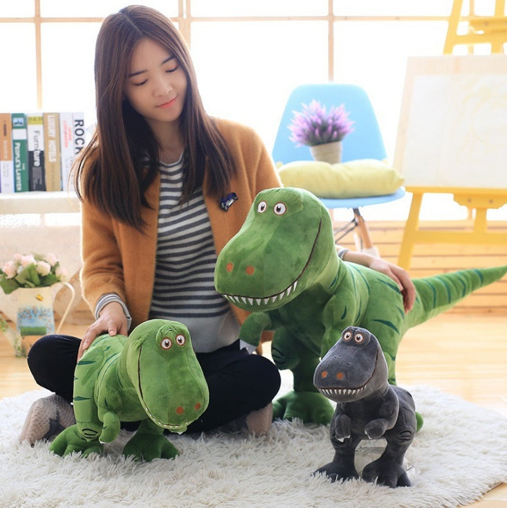 New Cartoon Dinosaur Plush Toy – Soft, Stuffed Tyrannosaurus for Kids & Adults