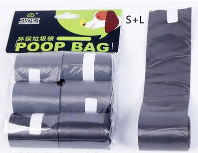 Dog Pet Travel Foldable Pooper Scooper With 1 Roll Decomposable bags