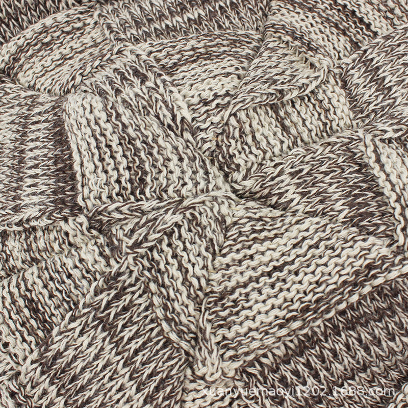 Casual Cotton Hats - Women Men Winter Warm Hat For Unisex Outdoor New Wool Knitted Beanies Skullies