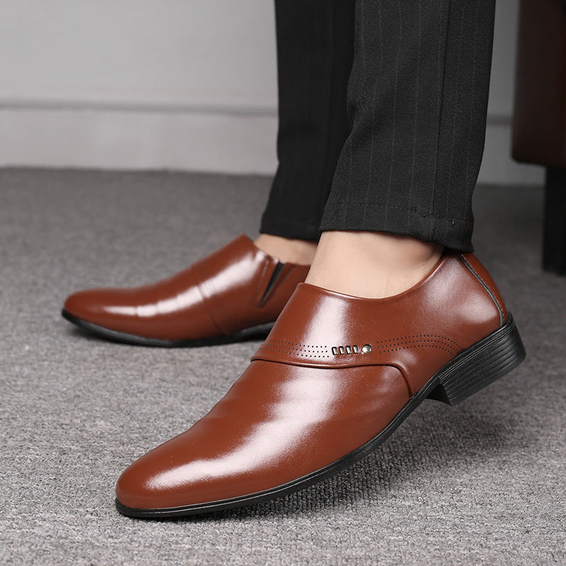 Casual Pointed Toe Shoes for Men - Leather Shoes for Men