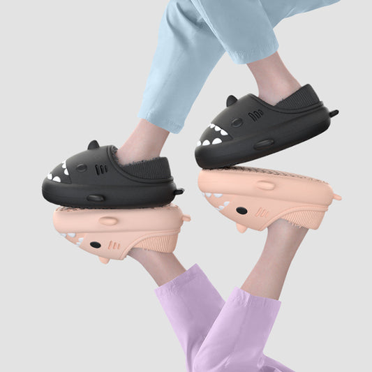 Shark Slippers Warm Winter House Shoes