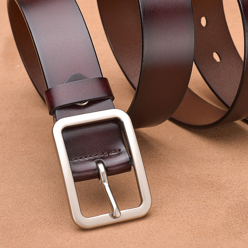 Leather Buckle Belt