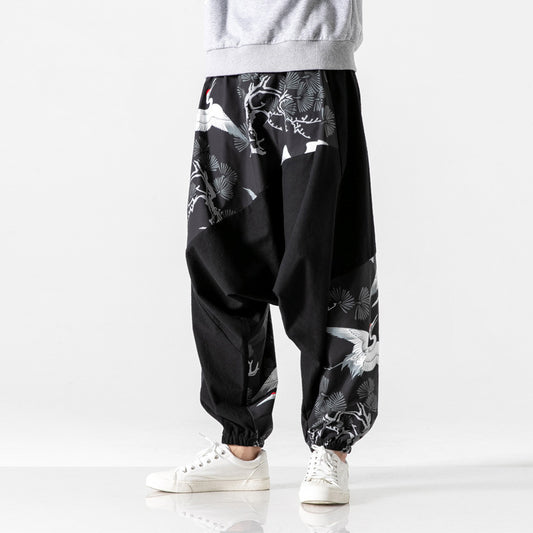 Crotch Patchwork Pants