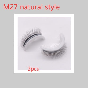 Reusable 3D Mink Lashes - Natural False Eyelashes Self Adhesive Glue Free Makeup Eyelash
