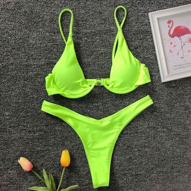 Sexy Women Bikini Beachwear - Push-up Swimwear