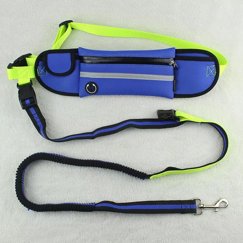Pet Waist Bag - Sports Traction Rope Reflective Waterproof Running Traction Rope