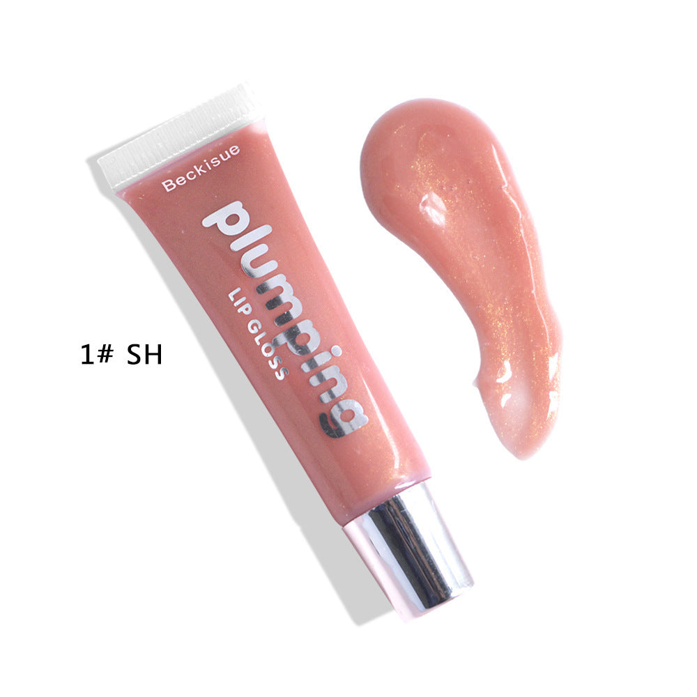 Wet Cherry Plumping Lip gloss - Lip Plumper Makeup Big Lip Gloss Moisturizer Plump Volume Shiny Vitamin E Mineral Oil