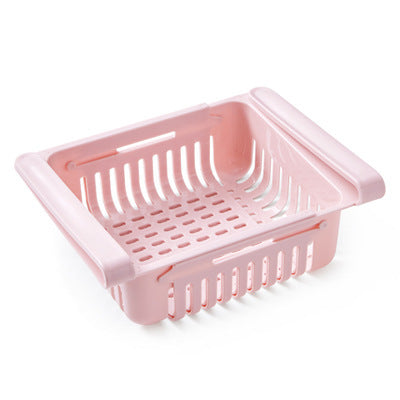 Stretchable Refrigerator Storage Basket – Multifunctional Fridge Organizer Box! Refrigerator Storage Basket, Stretchable Refrigerator Storage Box - JumoShop