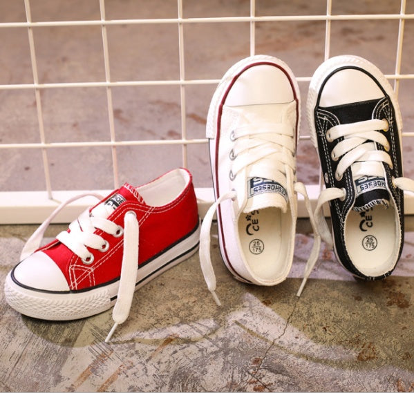 Stylish Canvas Shoes - Non-slip Casual Shoes, Student Parent-child Shoes