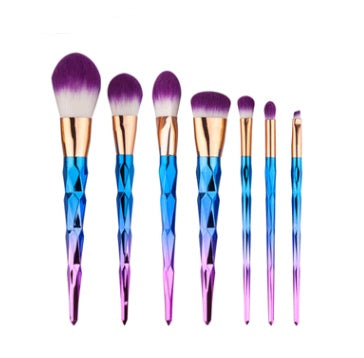 7 Makeup Brushes - Makeup Tools, Diamond Makeup Brush Foundation Brush