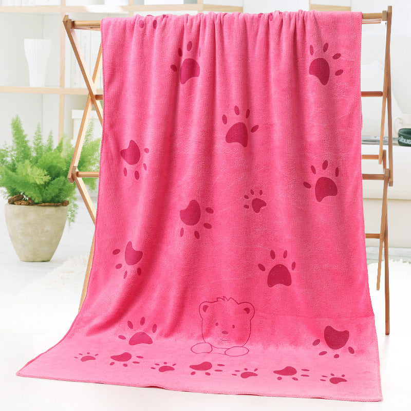 Cartoon Print Bath Towel - Beach towel