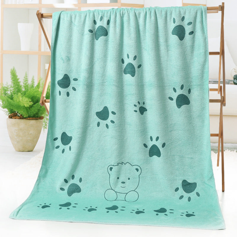 Cartoon Print Bath Towel - Beach towel