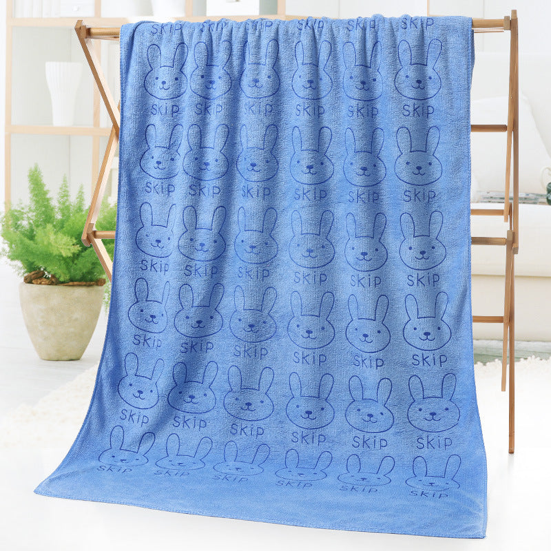 Cartoon Print Bath Towel - Beach towel