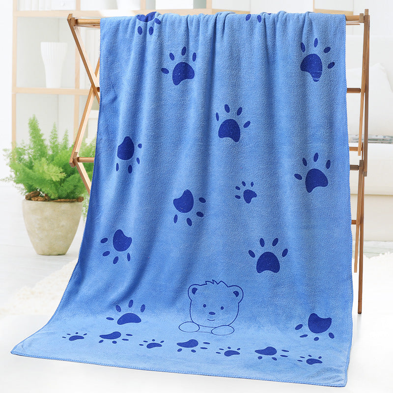 Cartoon Print Bath Towel - Beach towel