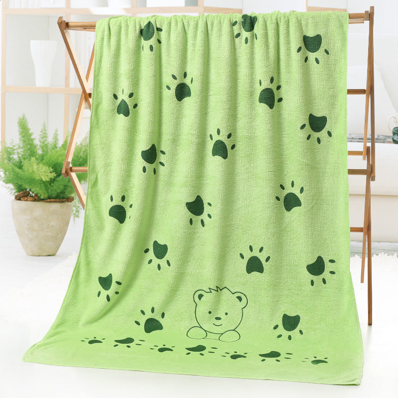 Cartoon Print Bath Towel - Beach towel