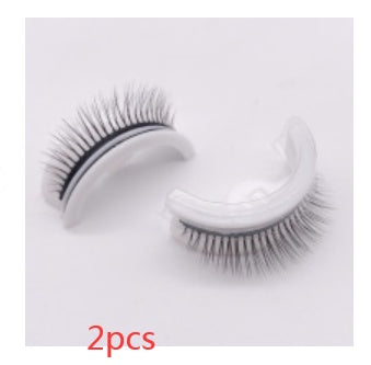 Reusable 3D Mink Lashes - Natural False Eyelashes Self Adhesive Glue Free Makeup Eyelash