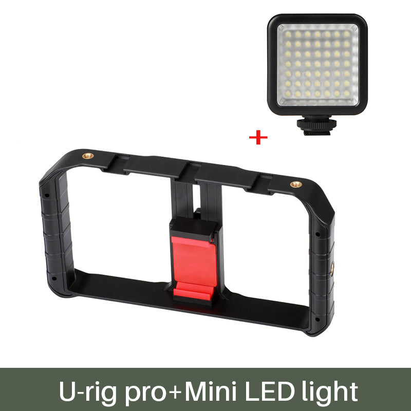 Ulanzi Handheld Smartphone Video Rig Case For Phones - Phone Rig Stabilizer For Live Stream YouTube Filmmaking Vlogger