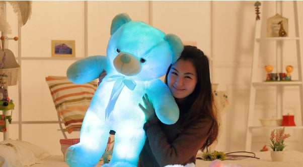 Magical Light-Up Teddy Bear - Soft Stuffed Animal with Color-Changing LEDs