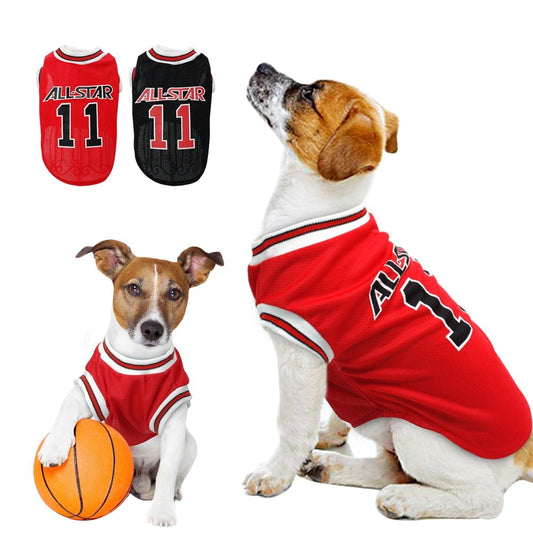 Hot All-Star Spring & Summer Dog Vest – Comfortable & Stylish Pet T-Shirt
