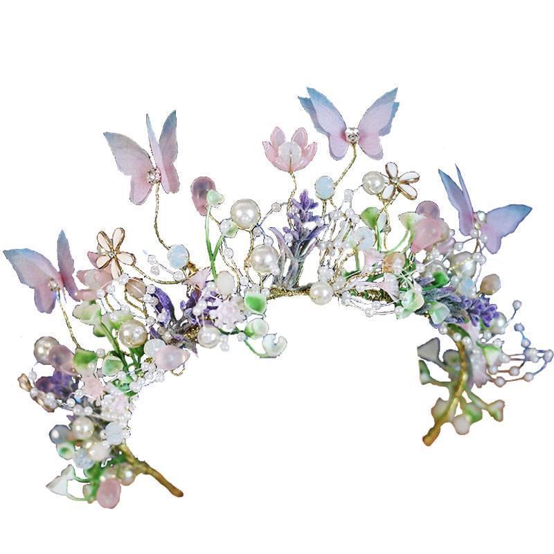 Performance Butterfly Garland Headdress - Super Fairy MSN Series Children's Garland