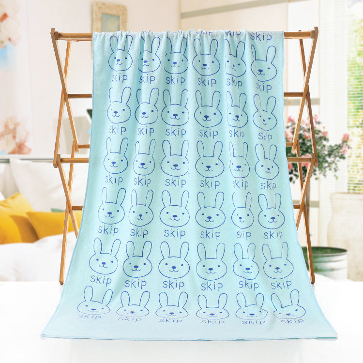 Cartoon Print Bath Towel - Beach towel