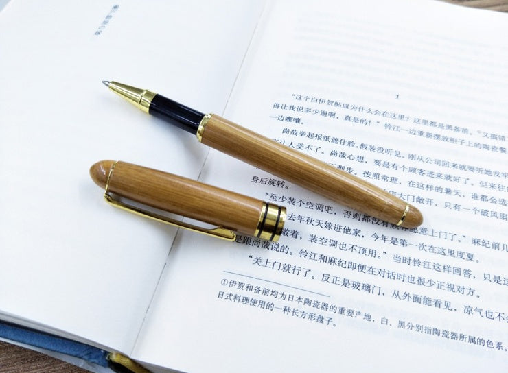Bamboo Pen - Customer Gift Hard Pen Neutral Bamboo Pen