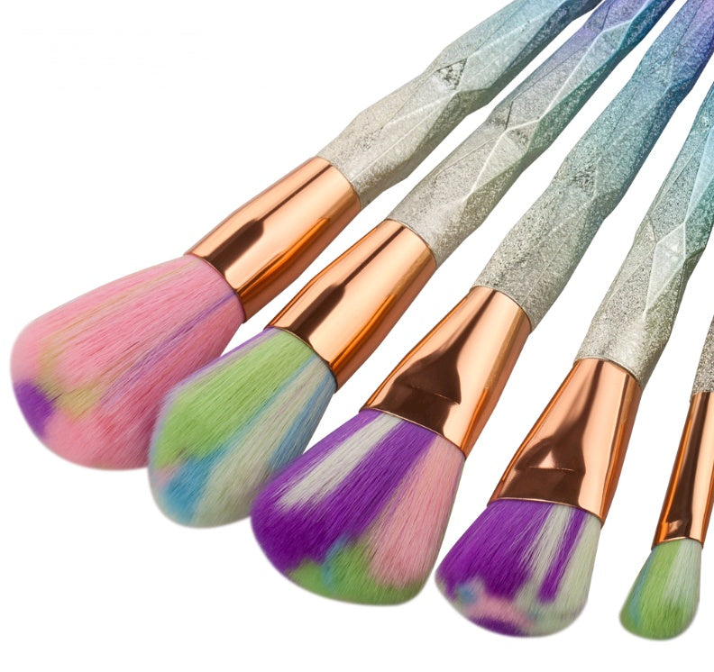 7 Makeup Brushes - Makeup Tools, Diamond Makeup Brush Foundation Brush