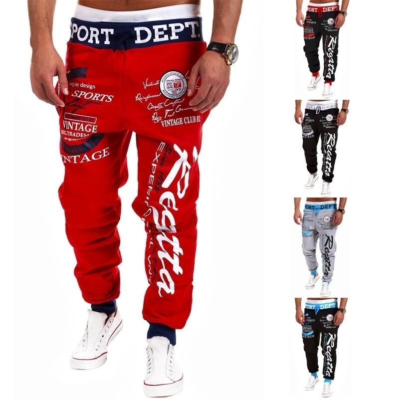 Sport Pants Letter for Men