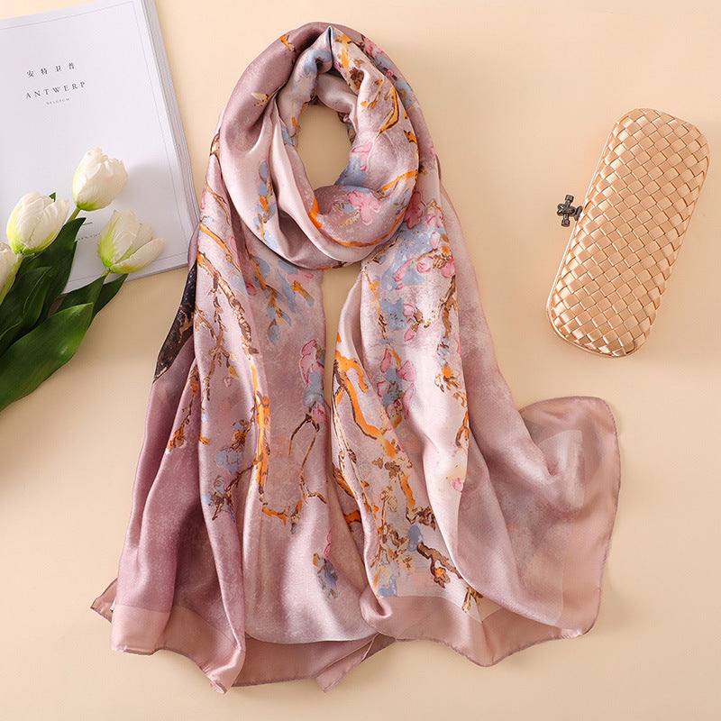 ☀️ Summer Sunscreen Shawl Scarf – Elegant & Protective ☀️ Summer Scarf Sunscreen Shawl Scarf Neck Scarf Neck wrap - JumoShop