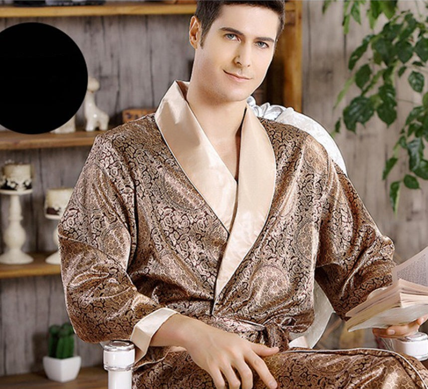 Men's Silk Nightgown - Summer Wear
