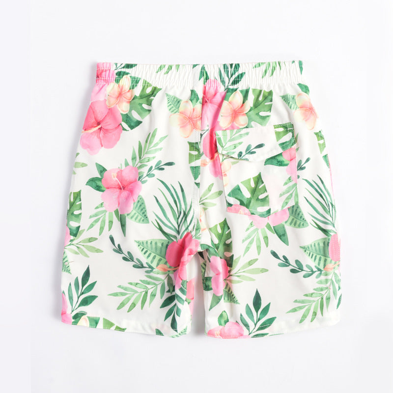 Children's Beach Shorts -  boxer swimming trunks