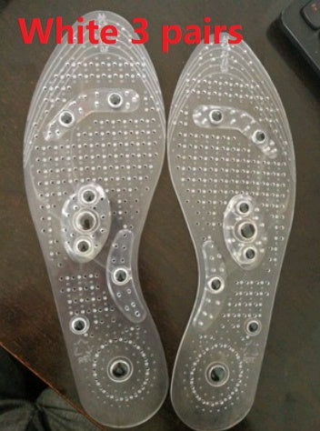 Magnetic Plus Elastomer - Transparent Silicone Massage Insole